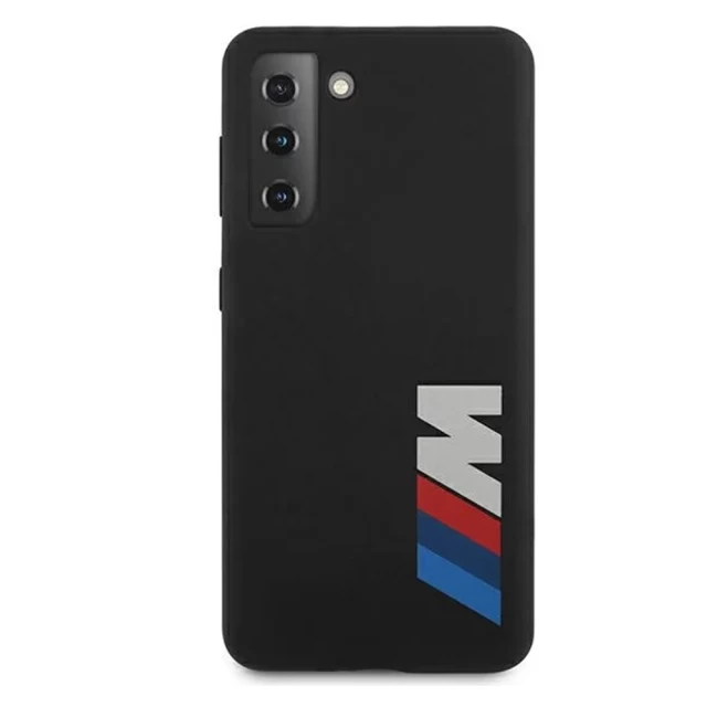 Чехол BMW для Samsung Galaxy S21 G991 Signature Logo Imprint Black (BMHCS21SMSLBLBK)