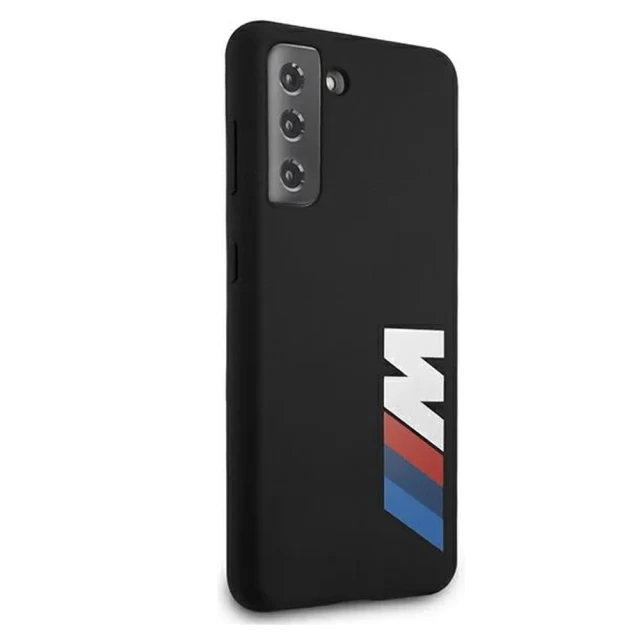 Чехол BMW для Samsung Galaxy S21 G991 Signature Logo Imprint Black (BMHCS21SMSLBLBK)