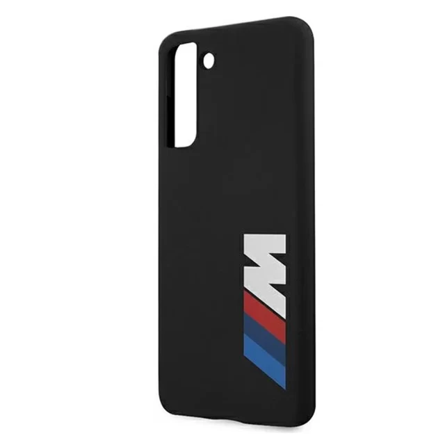 Чехол BMW для Samsung Galaxy S21 G991 Signature Logo Imprint Black (BMHCS21SMSLBLBK)