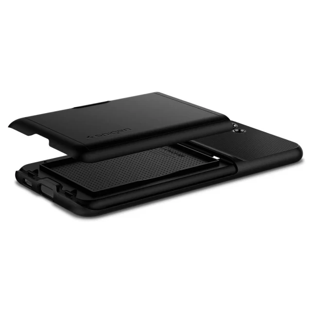 Чохол Spigen для Samsung Galaxy S21 Plus Slim Armor CS Black (ACS02393)