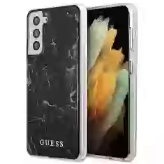 Чехол Guess Marble для Samsung Galaxy S21 Black (GUHCS21SPCUMABK)