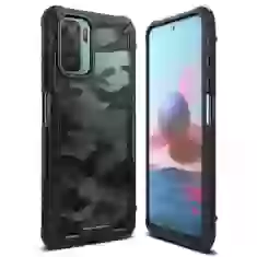 Чохол Ringke Fusion X Design Camo для Xiaomi Redmi Note 10/Note 10S Black (XDXI0028)