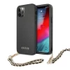 Чохол Guess Saffiano Chain для iPhone 12 | 12 Pro Black (GUHCP12MSASGBK)