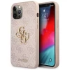 Чохол Guess 4G Big Metal Logo для iPhone 12 Pro Max Pink (GUHCP12L4GMGPI)