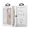 Чехол Guess 4G Big Metal Logo для iPhone 12 Pro Max Pink (GUHCP12L4GMGPI)