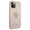 Чехол Guess 4G Big Metal Logo для iPhone 12 | 12 Pro Pink (GUHCP12M4GMGPI)