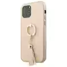 Чехол Guess Saffiano Ring Hard для iPhone 12 | 12 Pro Beige (GUHCP12MRSSABE)