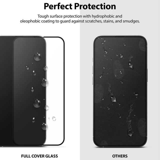 Захисне скло Ringke Invisible Defender ID Full Glass для iPhone 14 Plus | 13 Pro Max (G4AS059)