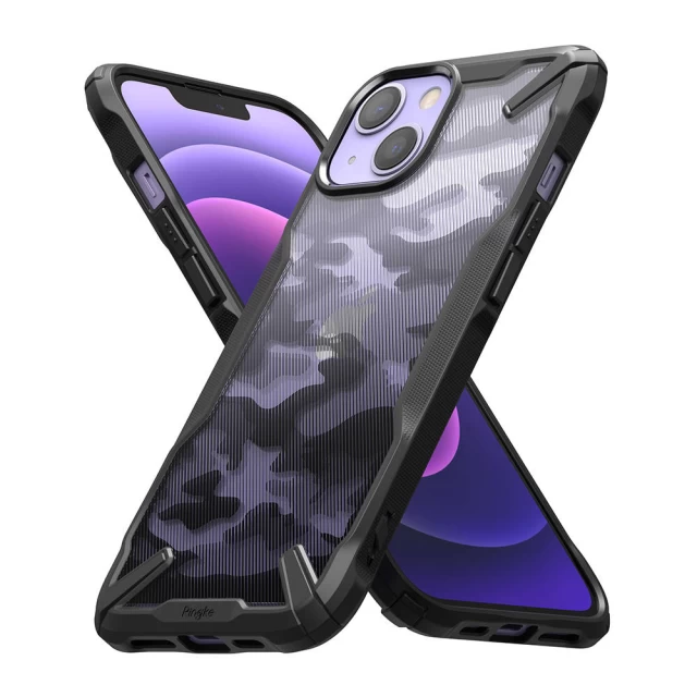 Чохол Ringke Fusion X Design Camo для iPhone 13 mini Black (FX540E73)