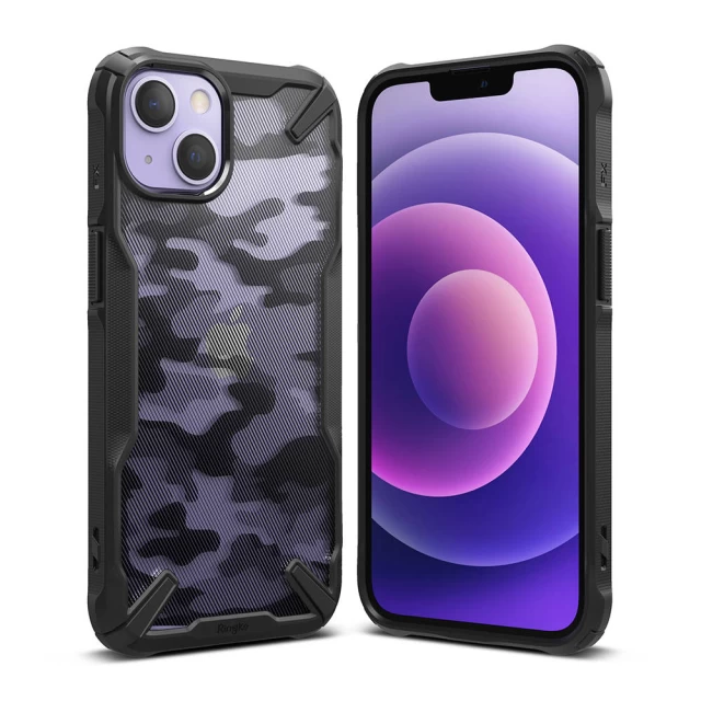 Чохол Ringke Fusion X Design Camo для iPhone 13 mini Black (FX540E73)