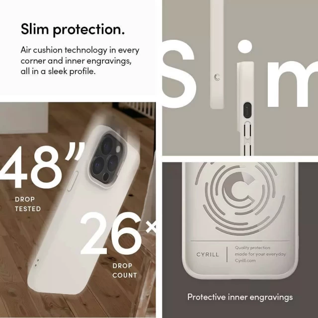 Чохол Spigen для iPhone 13 Pro Cyrill Color Brick Cream (ACS03579)