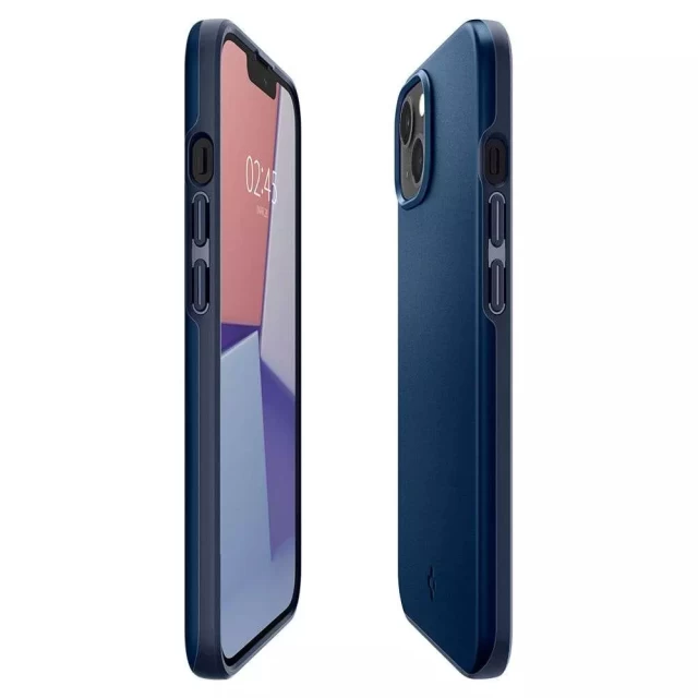 Чехол Spigen для iPhone 13 Thin Fit Navy Blue (ACS03512)