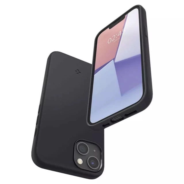Чехол Spigen для iPhone 13 mini Silicone Fit Black (ACS03339)