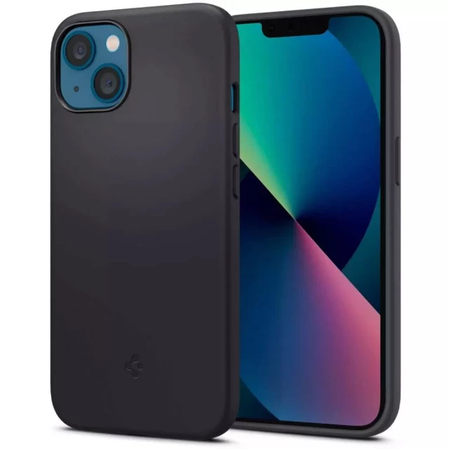 Чехол Spigen для iPhone 13 mini Silicone Fit Black (ACS03339)