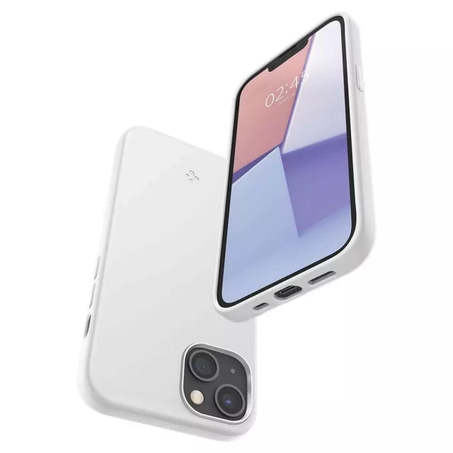 Чехол Spigen для iPhone 13 mini Silicone Fit White (ACS03340)