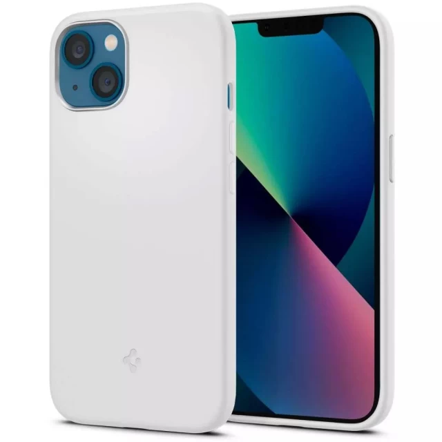 Чехол Spigen для iPhone 13 mini Silicone Fit White (ACS03340)