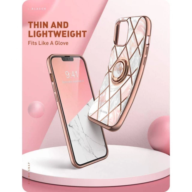 Чехол Supcase Iblsn Cosmo Snap для iPhone 13 Pro Max Marble Pink (843439114470)