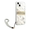 Чехол Guess Marble Strap для iPhone 13 mini Grey (GUHCP13SKMABGR)