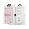 Чехол Guess Marble Strap для iPhone 13 Pro Pink (GUHCP13LKMABPI)