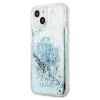 Чехол Guess 4G Big Liquid Glitter для iPhone 13 mini Blue (GUHCP13SLG4GBL)