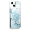 Чохол Guess 4G Big Liquid Glitter для iPhone 13 mini Blue (GUHCP13SLG4GBL)