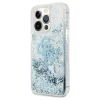 Чехол Guess 4G Big Liquid Glitter для iPhone 13 Pro Blue (GUHCP13LLG4GBL)