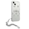 Чехол Guess Peony Chain Collection для iPhone 13 Silver (GUHCP13MKSPESI)