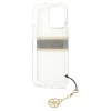 Чохол Guess Brown Strap Charm для iPhone 13 Pro Transparent (GUHCP13LKB4GBR)