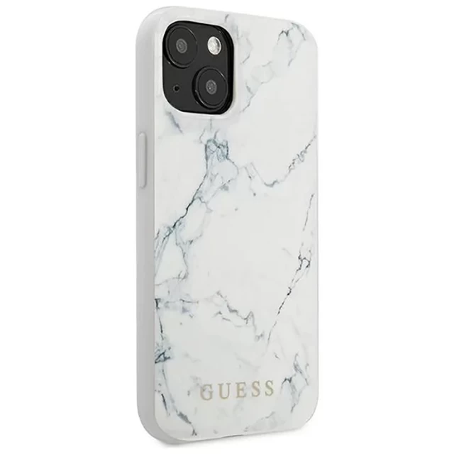 Чохол Guess Marble для iPhone 13 White (GUHCP13MPCUMAWH)