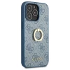 Чехол Guess 4G with Ring Stand для iPhone 13 Pro Max Blue (GUHCP13X4GMRBL)