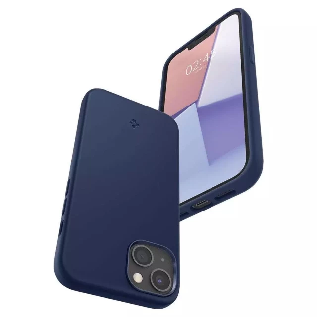 Чехол Spigen для iPhone 13 Silicone Fit Navy Blue (ACS03550)