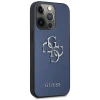 Чохол Guess Saffiano 4G Metal Logo для iPhone 13 Pro Max Blue (GUHCP13XSA4GSBL)