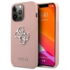 Чехол Guess Saffiano 4G Metal Logo для iPhone 13 Pro Max Pink (GUHCP13XSA4GSPI)