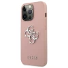 Чехол Guess Saffiano 4G Metal Logo для iPhone 13 Pro Max Pink (GUHCP13XSA4GSPI)