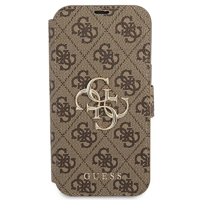 Чохол Guess 4G Big Metal Logo для iPhone 13 Pro Brown (GUBKP13L4GMGBR)