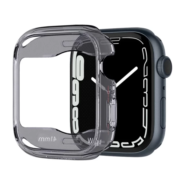 Чехол Spigen для Apple Watch 7 41 mm Ultra Hybrid Space Crystal (ACS04189)