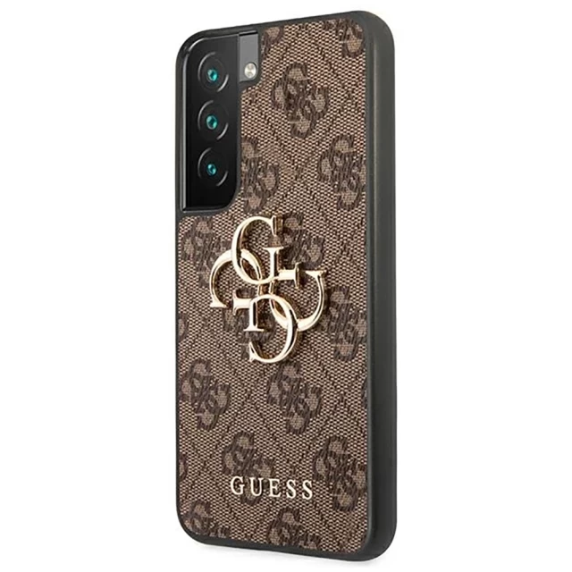 Чехол Guess 4G Big Metal Logo для Samsung Galaxy S22 Brown (GUHCS22S4GMGBR)