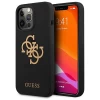 Чехол Guess Silicone 4G Logo для iPhone 13 Pro Max Black (GUHCP13XLS4GGBK)