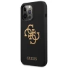 Чохол Guess Silicone 4G Logo для iPhone 13 Pro Max Black (GUHCP13XLS4GGBK)