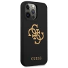 Чохол Guess Silicone 4G Logo для iPhone 13 Pro Max Black (GUHCP13XLS4GGBK)