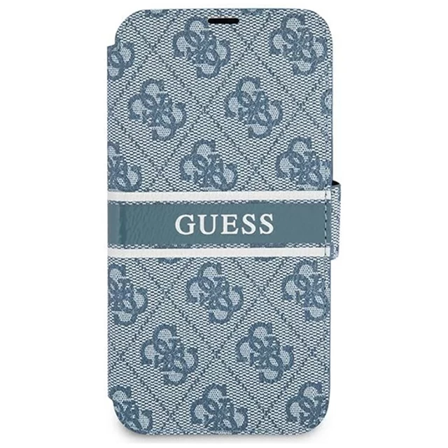 Чохол Guess 4G Stripe для iPhone 13 Pro Max Blue (GUBKP13X4GDBL)