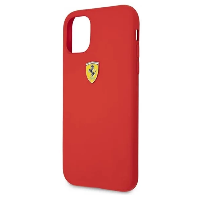 Чохол Ferrari для iPhone 11 On Track Silicone Red (FESTPSHCN61RE)