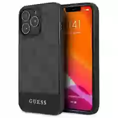 Чохол Guess Stripe Collection для iPhone 13 Pro Grey (GUHCP13LG4GLGR)