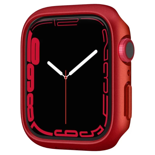 Чехол Spigen для Apple Watch 7 45 mm Thin Fit Metallic Red (ACS04177)
