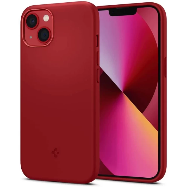 Чехол Spigen для iPhone 13 mini Silicone Fit Red (ACS03901)