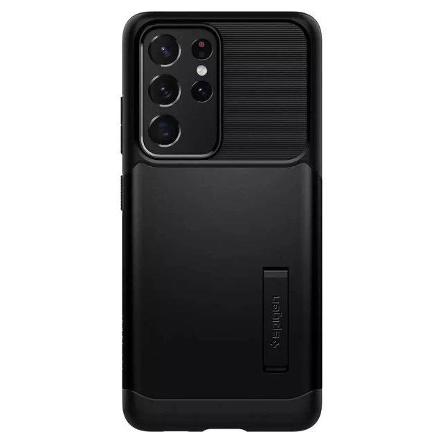 Чохол Spigen для Samsung Galaxy S22 Ultra Slim Armor Black (ACS03943)