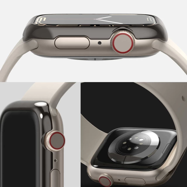 Чехол Ringke Bezel Styling Case Stainless Steel для Apple Watch 45 mm Glossy Graphite (AW7-45-11)