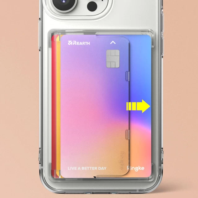 Чохол-гаманець Ringke Side Slot Card для iPhone Transparent (CH616133RS)