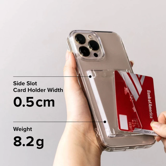 Чохол-гаманець Ringke Side Slot Card для iPhone Transparent (CH616133RS)