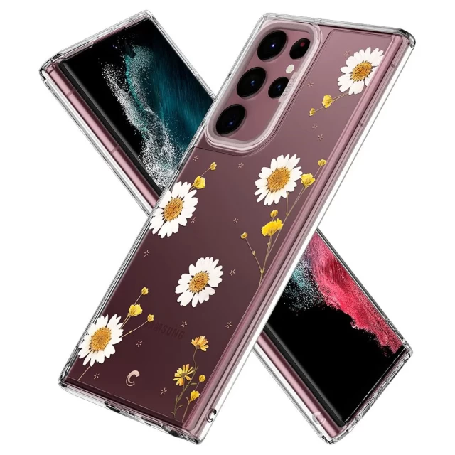 Чохол Spigen для Samsung Galaxy S22 Ultra Cyrill Cecile Blooming Daisy (ACS04120)